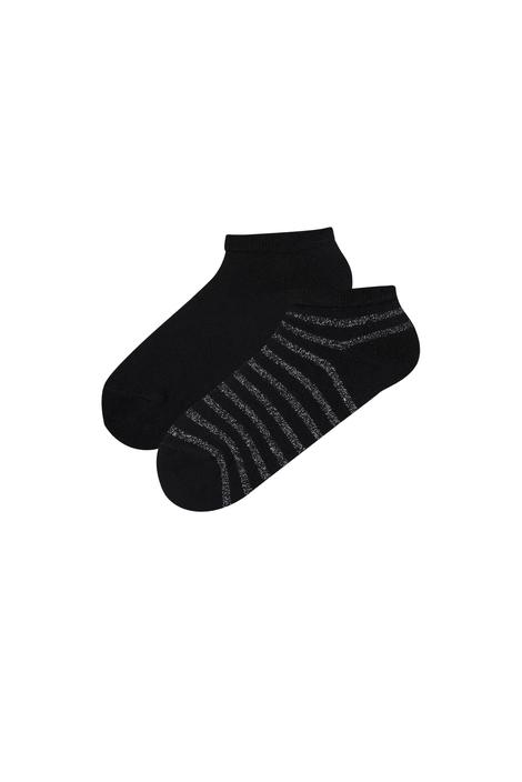 Lurex 2 in 1 Liner Socks
