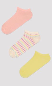 Candy Mix 3In1 Liner Socks