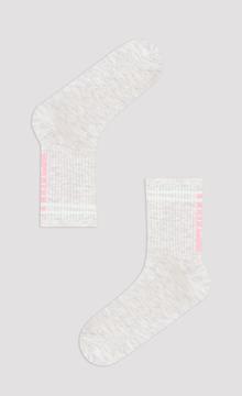 Bu4u Cool Logo Pink Socks
