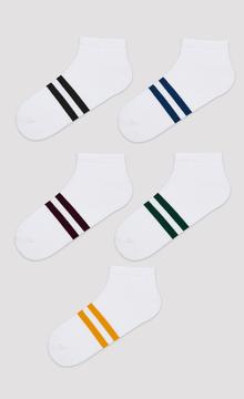 Colour Double 5In1 Liner Socks