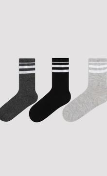 Boys B.Basic Striped 3In1 Socks