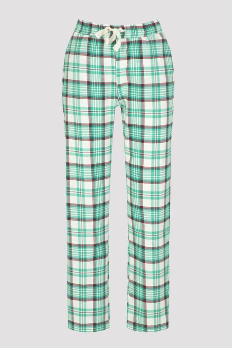 Pantaloni Green Checked