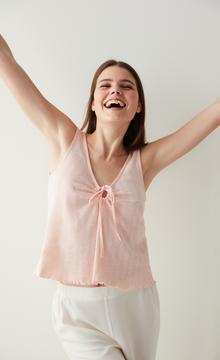 Bluză Pijama Flora Pink Pointel